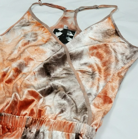young fabulous and broke tie dye jumpsuit